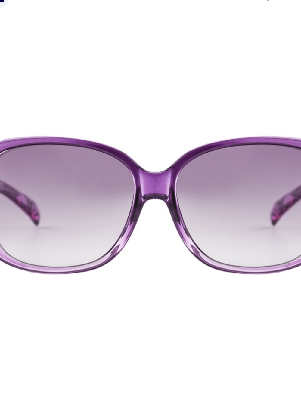 Armani Purple Gradient Oversized Women’s Sunglasses
